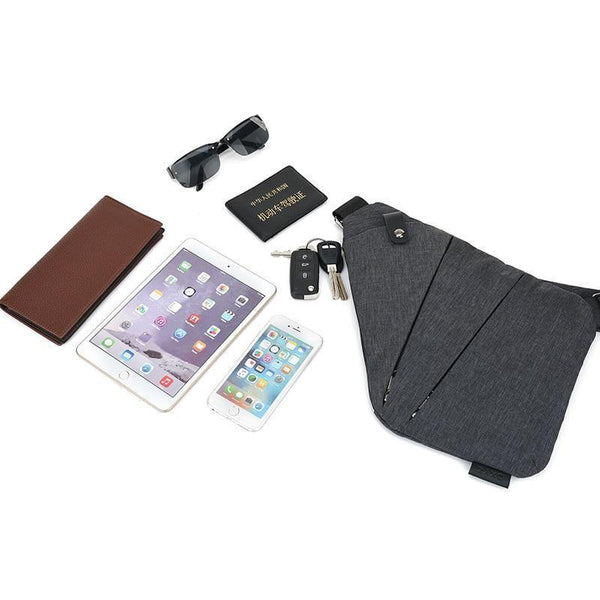 Planet Gates Anti-theft Canvas chest bag men Sport Single Shoulder travel Bags cross body pack for man Black bolso hombre