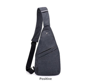 Planet Gates Anti-Theft Men's Messenger Bags Multi-pocket Sling Shoulder Bags Casual Chest Pack Travel Crossbody Bags Male