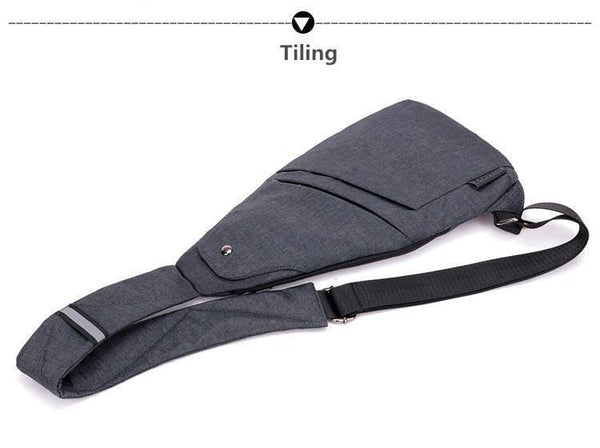 Planet Gates Anti-Theft Men's Messenger Bags Multi-pocket Sling Shoulder Bags Casual Chest Pack Travel Crossbody Bags Male