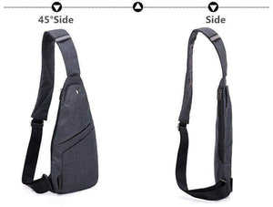 Planet Gates Anti-Theft Men's Messenger Bags Multi-pocket Sling Shoulder Bags Casual Chest Pack Travel Crossbody Bags Male