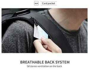 Planet Gates Anti-thief Crossbody Bag Waterproof Men Sling Chest Bag Fit 9.7 inch Ipad Fashion Shoulder Bag