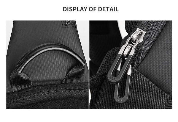 Planet Gates Anti-thief Crossbody Bag Waterproof Men Sling Chest Bag Fit 9.7 inch Ipad Fashion Shoulder Bag