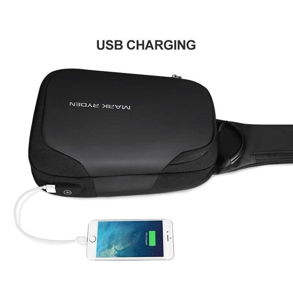 Planet Gates Anti-thief Crossbody Bag Waterproof Men Sling Chest Bag Fit 9.7 inch Ipad Fashion Shoulder Bag