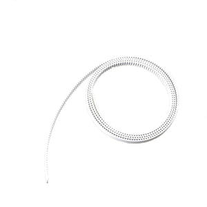 Planet Gates Anti-wear Reinforce Open Belt GT2 Belt PU with Steel Core GT2 Belt Black & White 2GT Timing Belt Width 6mm For 3D Printer Parts