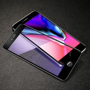 Planet Gates Antiblue Light Black / For iPhone 7 8 Baseus 5D Screen Protector For iPhone 7 8 Tempered Glass Full Screen Anti Blue Light Front Glass For iPhone 7 Plus 8 Plus Glass