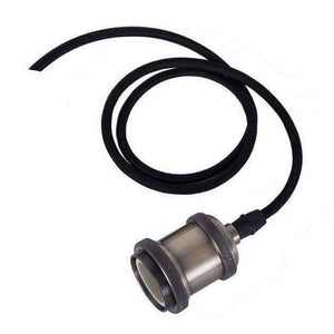 Planet Gates Antique Brass 2018 Best Quality E27 Antique Retro Lamp Holder Light Bases Pendant Bulb Adaptor Lighting Socket Ceiling Light 5 Color to Choice