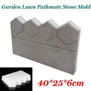 Planet Gates Antique Garden Brick Cement Mold Garden Fence Cement Stone Mold Concrete Flower Pool Fish Pond Courtyard Lawn Pathmate Mold