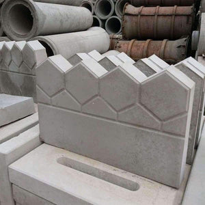 Planet Gates Antique Garden Brick Cement Mold Garden Fence Cement Stone Mold Concrete Flower Pool Fish Pond Courtyard Lawn Pathmate Mold