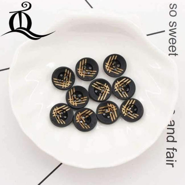 Planet Gates Antique Silver 10 color mix British style black 100pcs picture Print 4 Holes Wooden Buttons 15mm Sewing Scrapbooking Crafts,tq BUTTONS 12