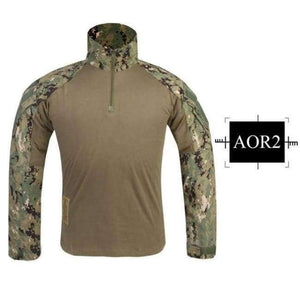 Planet Gates AOR2 / S Multicam Combat Shirt Hunting Clothes G3 BDU Airsoft Tactical emerson Army Military Wargame Multicam Black Shirt