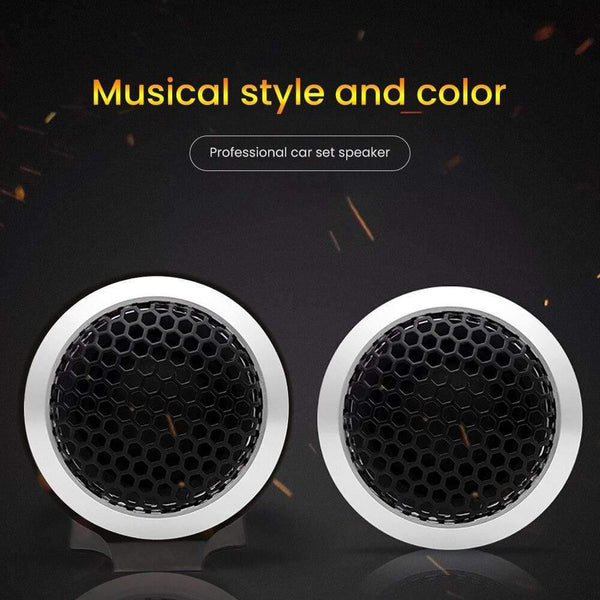 AOSHIKE 2PCS 1.5'' Car Tweeter Speaker 4 Ohnm 180W 12V Aluminum Alloy Mini High Efficiency Car Dome Tweeter Speakers For Car
