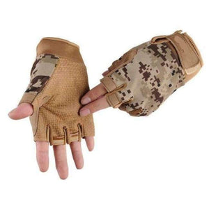 Planet Gates APlateau camouflage / XL Army Tactical Half finger Bicycle Glove Camouflage Men Women Military Outdoor Sports Climbing Fitness Gloves Special Forces S64