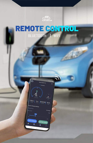 Planet Gates APP EV Charger Electric Vehicle Charging Station Wi-Fi Bluetooth EVSE Wallbox Remote Control Type 2 Cable16A 3Phase IEC 62196-2