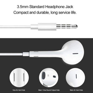 Planet Gates Apple EarPods with 3.5mm Headphones Earphones Remote Microphone for iPhone 5 6s Plus 6 Plus SE 5s