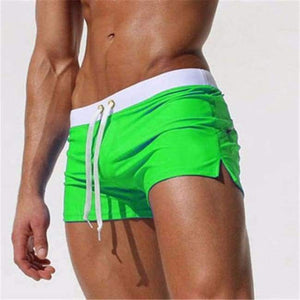 Planet Gates Apple Green Shorts / S Summer Swimwear Men Swimsuit Maillot De Bain Boy Swim Suits Boxer Shorts Swim Trunks Swimming Surf Banadores mayo sungas
