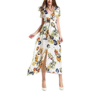Planet Gates Apricot Short / S Brand Long Maxi Dress Print Plus Size Sexy Casual Summer Beach Clothes Women Vestidos Render Elegant Robe Boho Party Club Dress