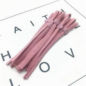 Planet Gates apriot / 5mm / 20pcs 100Pcs Mask Sewing Elastic Band Cord With Adjustable Buckle Stretchy Mask Earloop Lanyard Earmuff Rope DIY Making Supplies