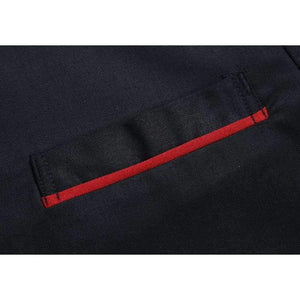 Planet Gates Apron 1 / XL Black White Unisex Kitchen Chef Uniform Short Sleeve Double Breasted Cook Wear Chef Jacket & Apron Bakery Food Service