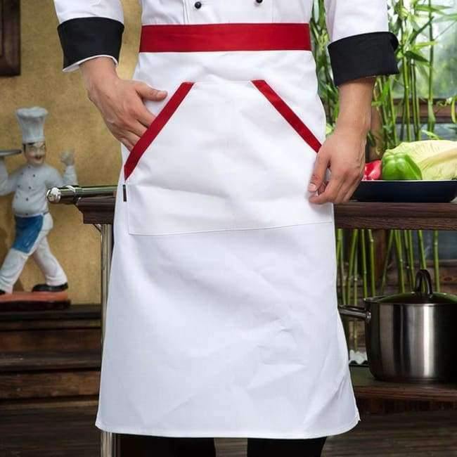 Planet Gates M-3XL High Quality Wholesale Unisex Kitchen Cooker Chef Uniforms Bakery Food Service Short Sleeve Breathable Chef Jacket & Apron