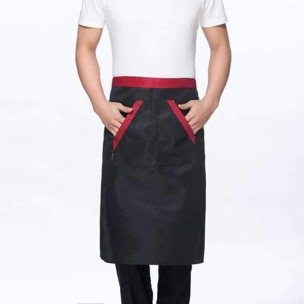 Planet Gates Apron1 / L Men Women Oblique Collar Single Breasted Short Sleeves Spliced Bakery Work Uniforms Summer High Quality Chef Jacket
