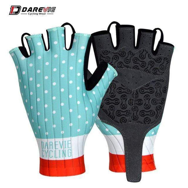 Planet Gates Aqua blue / S Cycling Gloves Pro Light Soft Breathable Cool Dry Half Finger Cycling Glove Anti Slip Shockproof Bike Gloves MTB Road
