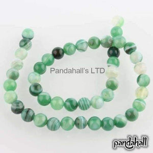 Planet Gates Aquamarine 48pcs/pack Round Beads Natural Stone 8mm for Jewelry Making DIY Bracelets Necklaces Dyed