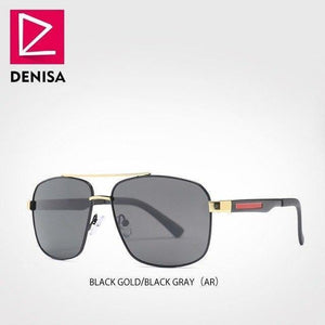 Planet Gates AR Black Sunglasses 1 Luxury Brand Anti-Reflective Men's Sunglasses Polarized Coating Lens Square Sun Glasses
