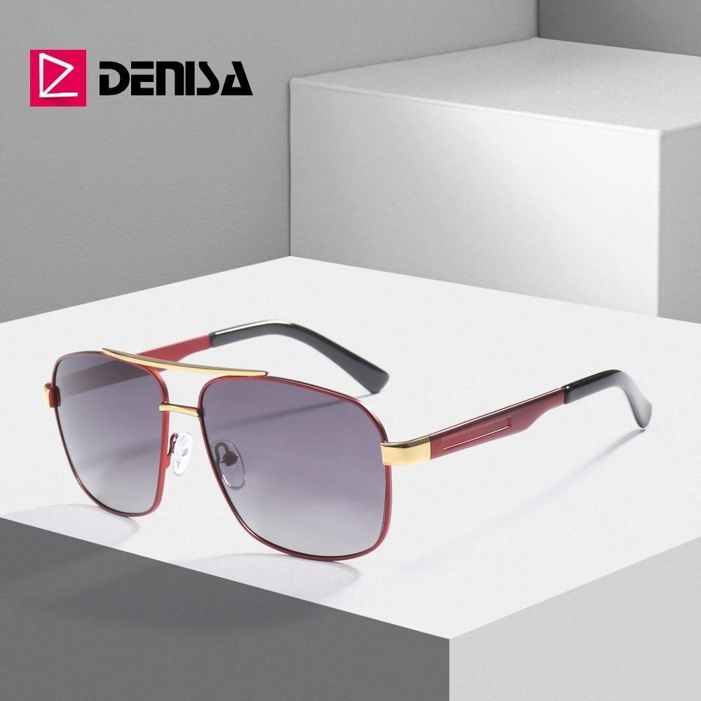 Planet Gates AR Black Sunglasses Luxury Brand Anti-Reflective Men's Sunglasses Polarized Coating Lens Square Sun Glasses