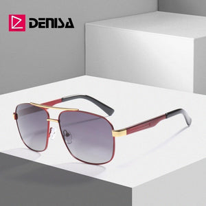 Planet Gates AR Black Sunglasses Luxury Brand Anti-Reflective Men's Sunglasses Polarized Coating Lens Square Sun Glasses