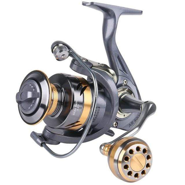Planet Gates AR Reel / 7000 Series Quality 12+1BB Fishing Reel Spinning 5.2:1 Gear Ratio High Speed Carp Fishing Reel For Saltwater Spinning Reels
