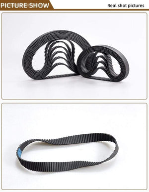 Planet Gates Arc HTD 3M Timing belt C=366 369 375 378 381 384 390 393 396 399 width 6/9/10/12/15/20mm Rubbe Closed Loop Synchronous pitch 3mm