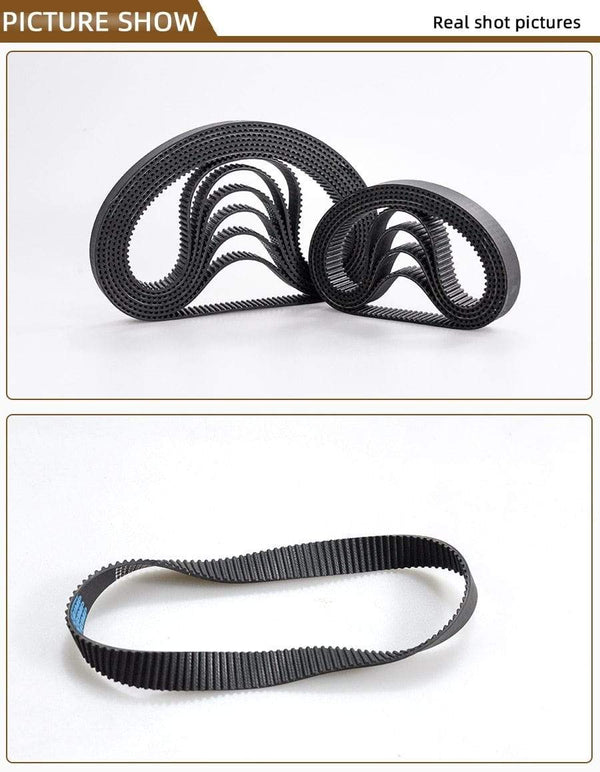 Planet Gates Arc HTD 3M Timing belt C=366 369 375 378 381 384 390 393 396 399 width 6/9/10/12/15/20mm Rubbe Closed Loop Synchronous pitch 3mm