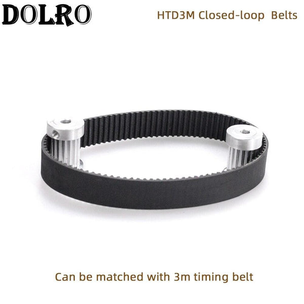 Planet Gates Arc HTD 3M Timing belt C=366 369 375 378 381 384 390 393 396 399 width 6/9/10/12/15/20mm Rubbe Closed Loop Synchronous pitch 3mm