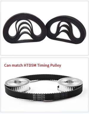 Planet Gates Arc HTD 5M rubber Timing belt C=255/260/265/270 width10/15/20/25mm HTD5M synchronous Belt 255-5M 260-5M 265-5M 270-5 closed-loop