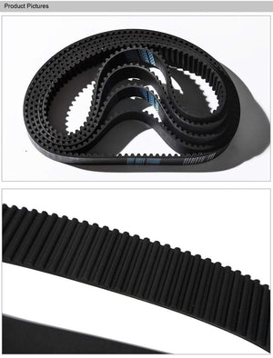 Planet Gates Arc HTD 5M rubber Timing belt C=255/260/265/270 width10/15/20/25mm HTD5M synchronous Belt 255-5M 260-5M 265-5M 270-5 closed-loop