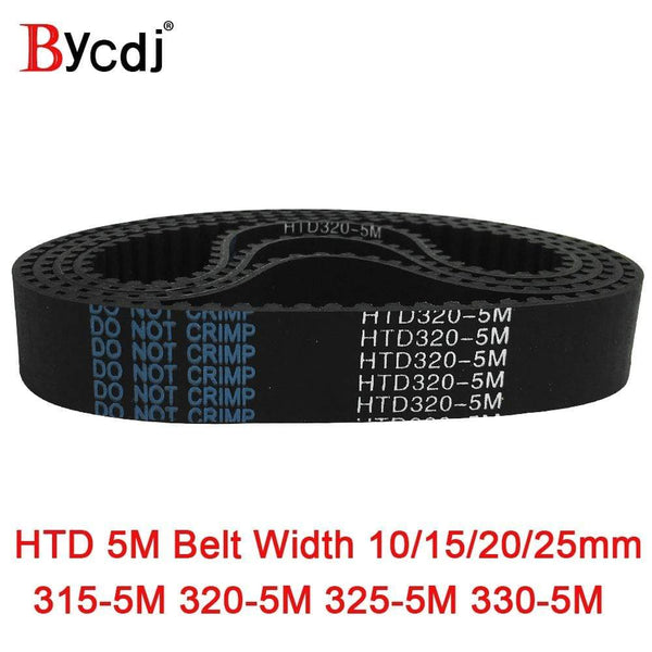 Planet Gates Arc HTD 5M Timing belt C=315/320/325/330 width10/15/20/25mm Teeth 63 64 65 66 HTD5M synchronous Belt 315-5M 320-5M 325-5M 330-5