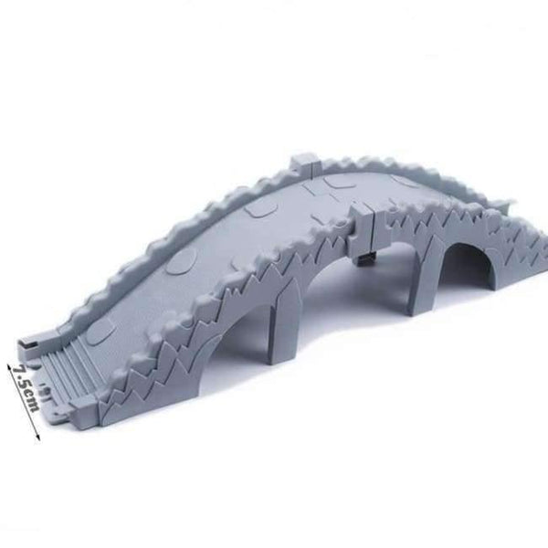 Planet Gates Arch Bridge Magical Glowing Race Track Diecasts & Toy Vehicles Accessories Bridge Racing Track Boys Girls Toy For Children Gifts