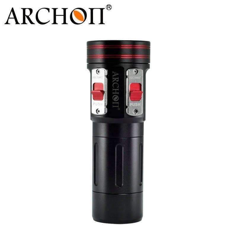 Planet Gates ARCHON 2600lm diving video light underwater UV/red/white lighting photography light Waterproof 100m Diving diving video lighting