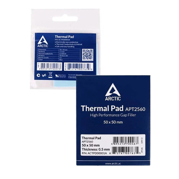Planet Gates ARCTIC AC Thermal pad 6.0 W/mK 0.5/1.0/1.5mm High Efficient thermal conductivity Original authentic Arctic Thermal pad