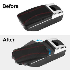 Planet Gates Armrest Box For Kia Rio 3 2011-2016 PU Leather Central Container Storage Box Car Styling Accessories