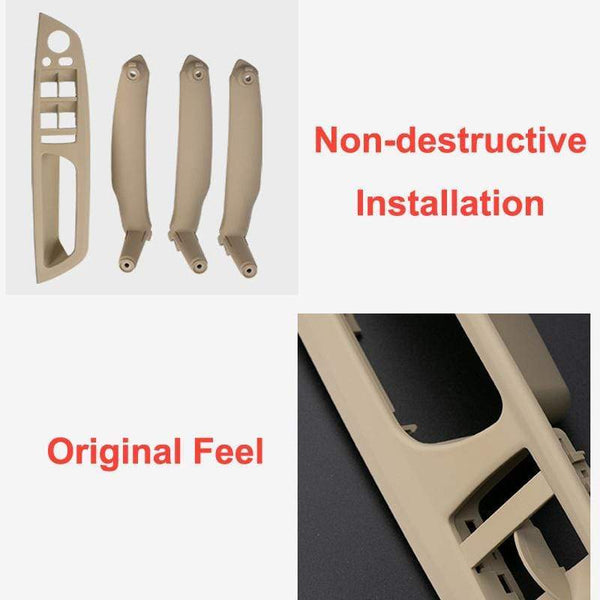 Planet Gates Armrest Car Left Front Driver's Seat LHD Interior Door Handle Inner Panel Pull Trim Cover for BMW E70 E71 E72 X5 X6 2007-2014