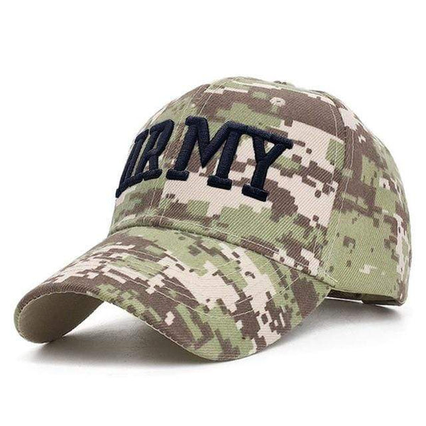 Planet Gates ARMY 5 / 56cm to 60cm Men Baseball Caps Army Tactical Camouflage Cap Outdoor Jungle Hunting Snapback Hat For Women Bone Dad Hat