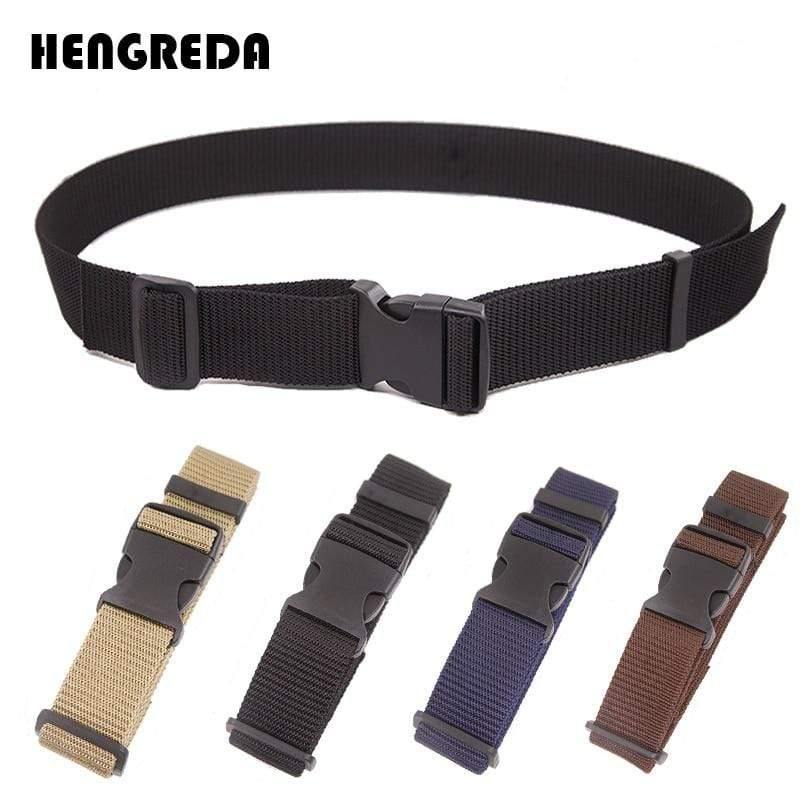 Army Belt Men Combat Waist Belt With Plastic Plugging Buckle Tactical Adjustable Outdoor Belt For Training