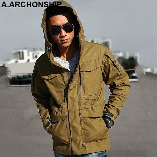 Planet Gates Army Clothes Windbreaker Military Field Jackets Mens Winter/Autumn Waterproof Flight Pilot