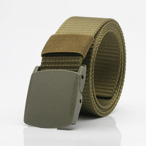 Fashion Belt Canvas Casual Wild Woven Belt Canvas Belt Men And Women Belt Youth Without Metal Automatic Buckle Student