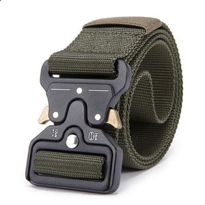 Planet Gates Army Green / 125cm Belt Male Tactical military Canvas Belt Outdoor Tactical Belt men's Military Nylon Belts Army