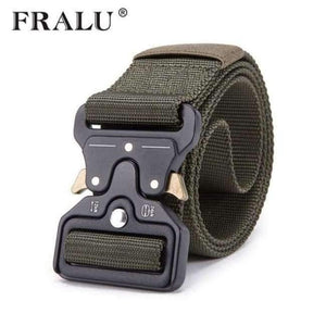 Planet Gates Army Green / 125cm Mens Tactical Belt Military Nylon Belt Outdoor multifunctional Training Belt High Quality Strap ceintures