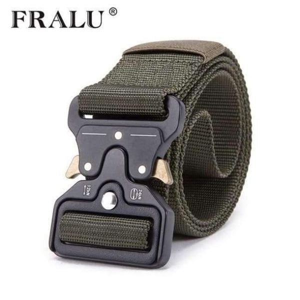 Planet Gates Army Green / 125cm Mens Tactical Belt Military Nylon Belt Outdoor multifunctional Training Belt High Quality Strap ceintures