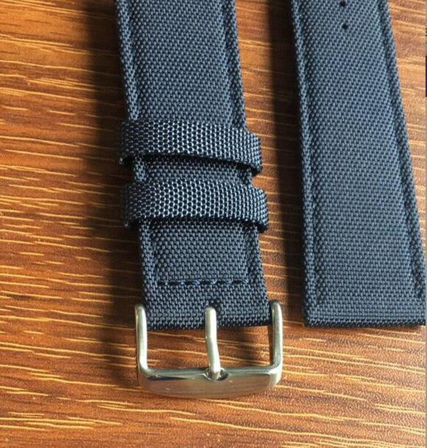 Planet Gates Army Green / 18mm Canvas Nylon Genuine leather inner Watchband Canvas Two Parts Watch Strap 18mm 20mm 22mm 24mm