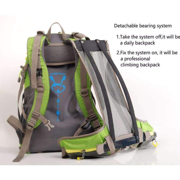 Planet Gates Army Green / 30 - 40L / China Rucksack Camping Hiking Backpack Sports Bag Outdoor Travel Backpack Trekk Mountain Climb Equipment 40 50L Men Women